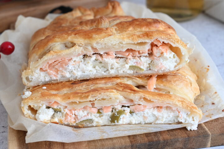SALMONE IN CROSTA di PASTA SFOGLIA