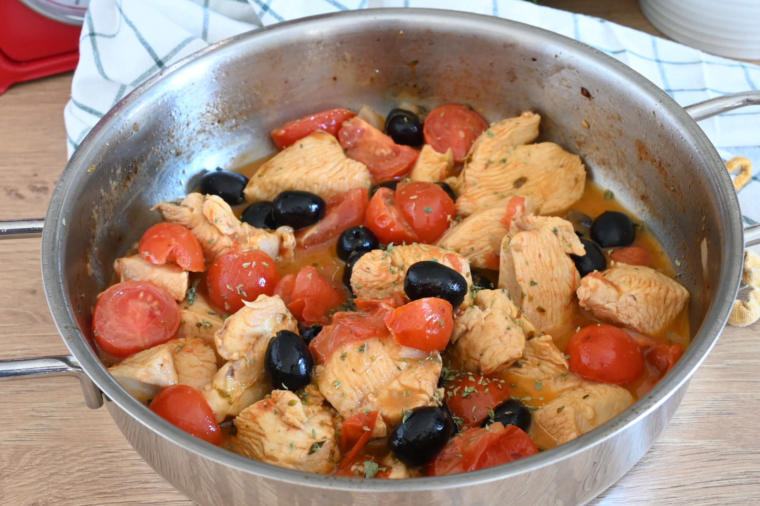 Petto di Pollo in padella con Pomodorini