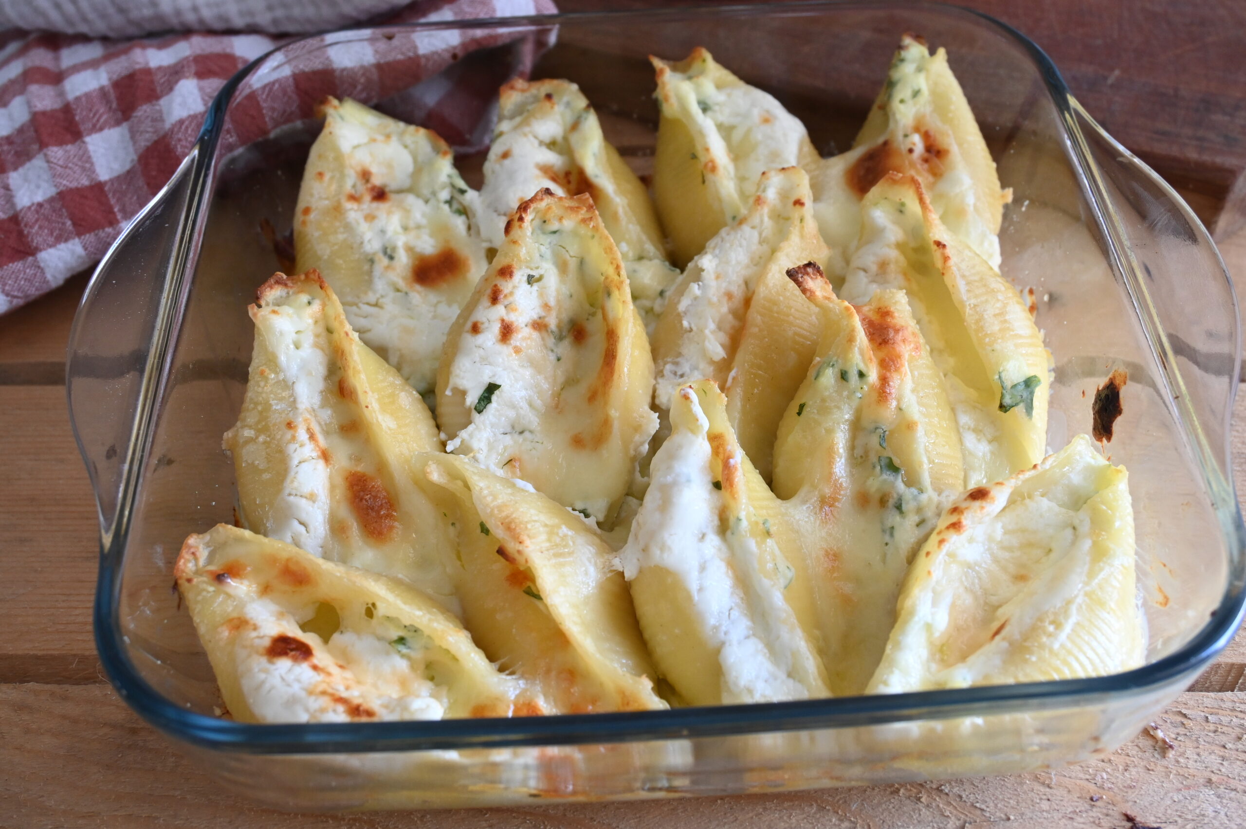 Pasta al Forno Ripiena con Ricotta