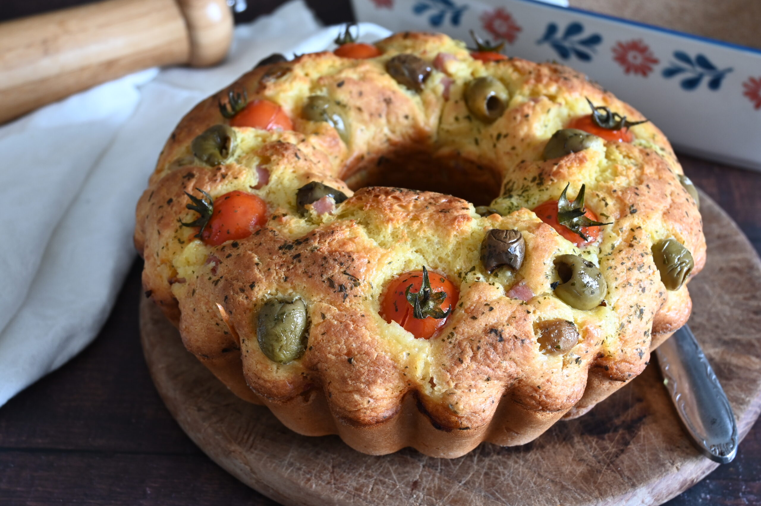Torta Salata Rustica Mediterranea
