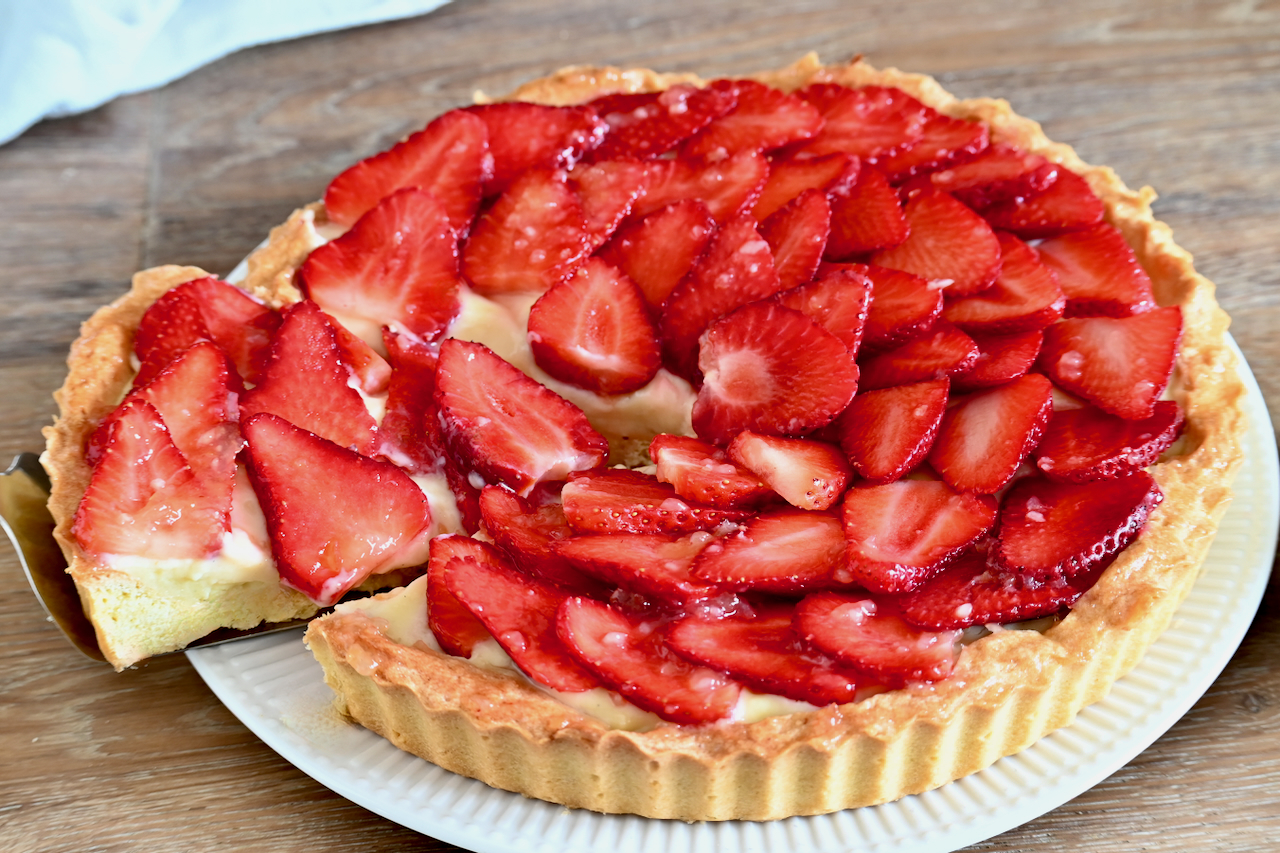 Crostata alle Fragole e Crema Pasticcera