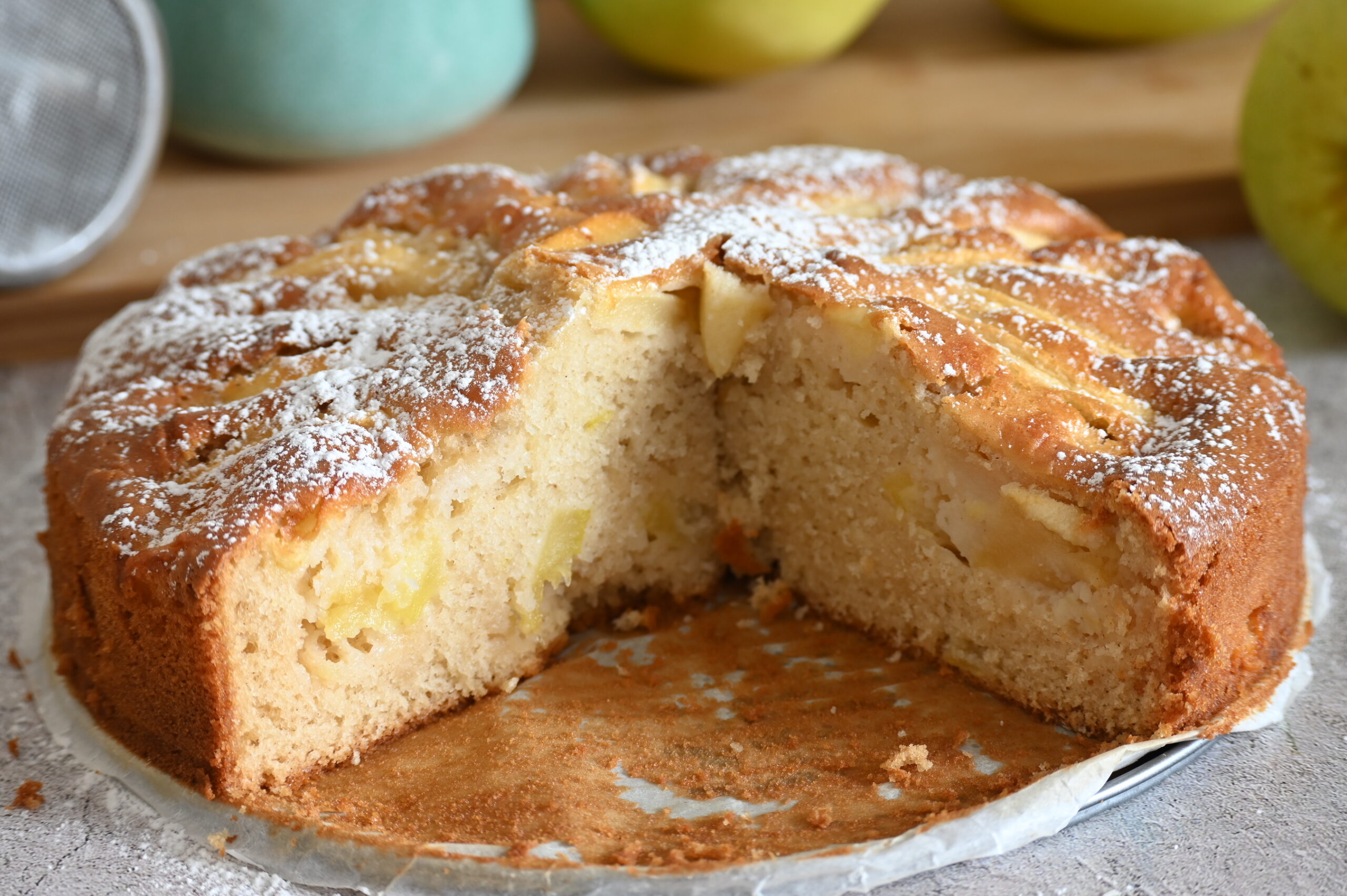 Torta di Mele Senza Burro e Senza Latte soffice
