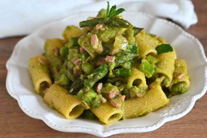 pasta con asparagi cremosa