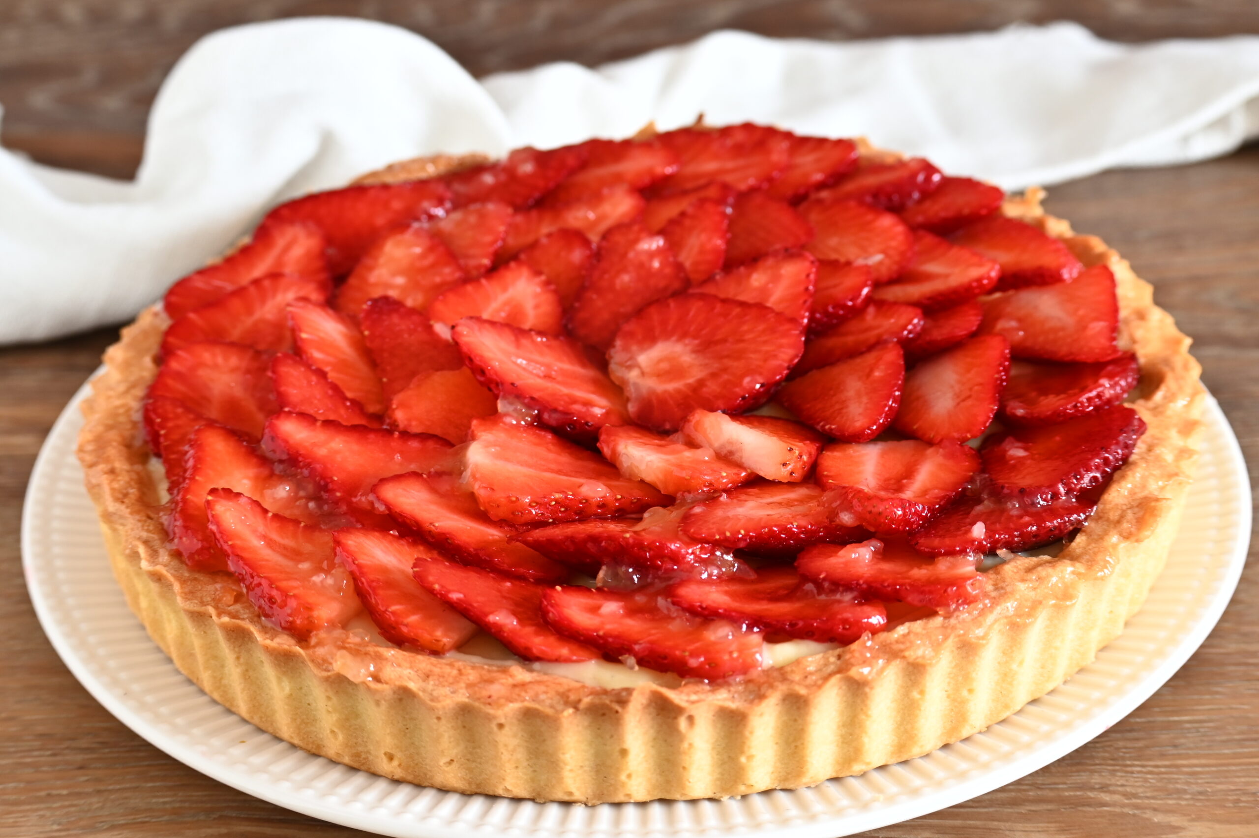 crostata alle fragole senza burro