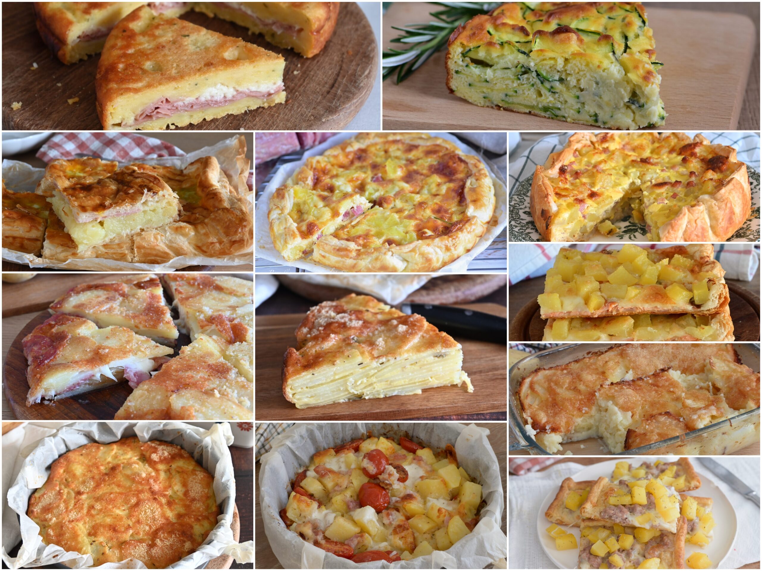 Torte di patate al forno