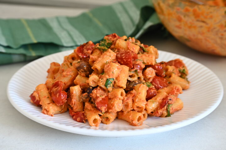 Pasta Fredda con Pomodorini Caramellati