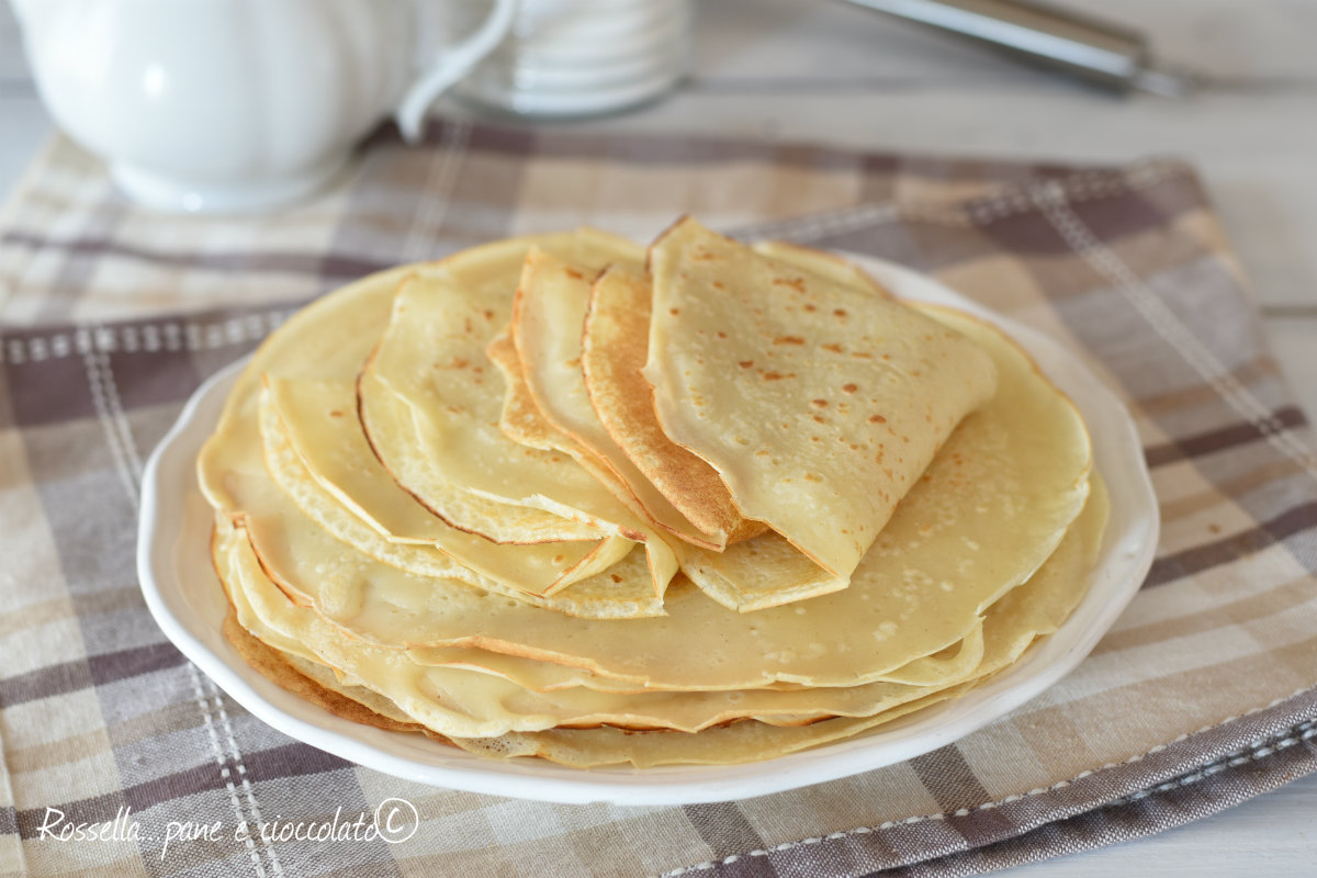 Crepes Senza Uova Dolci e Salate