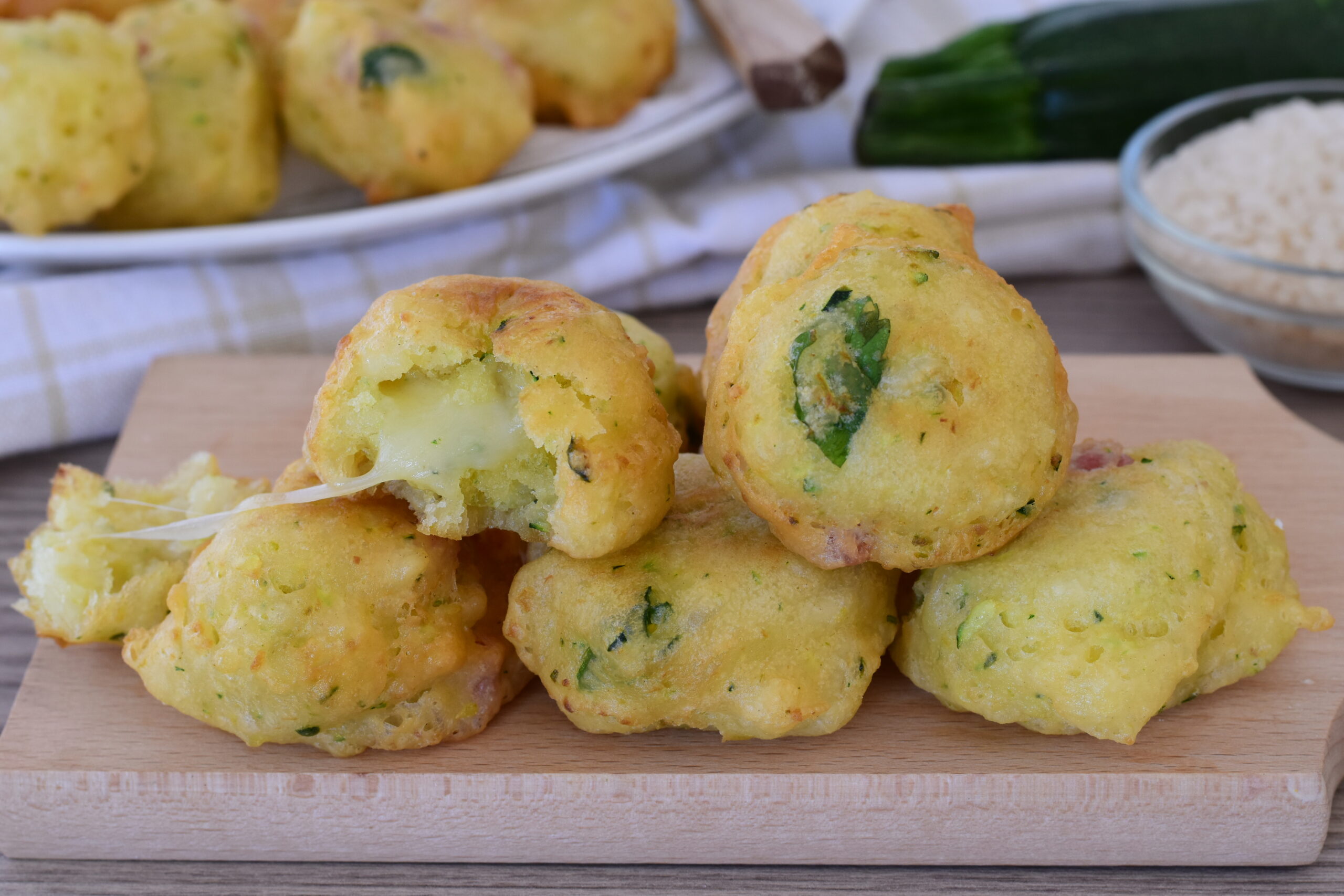 Frittelle Zucchine e Basilico