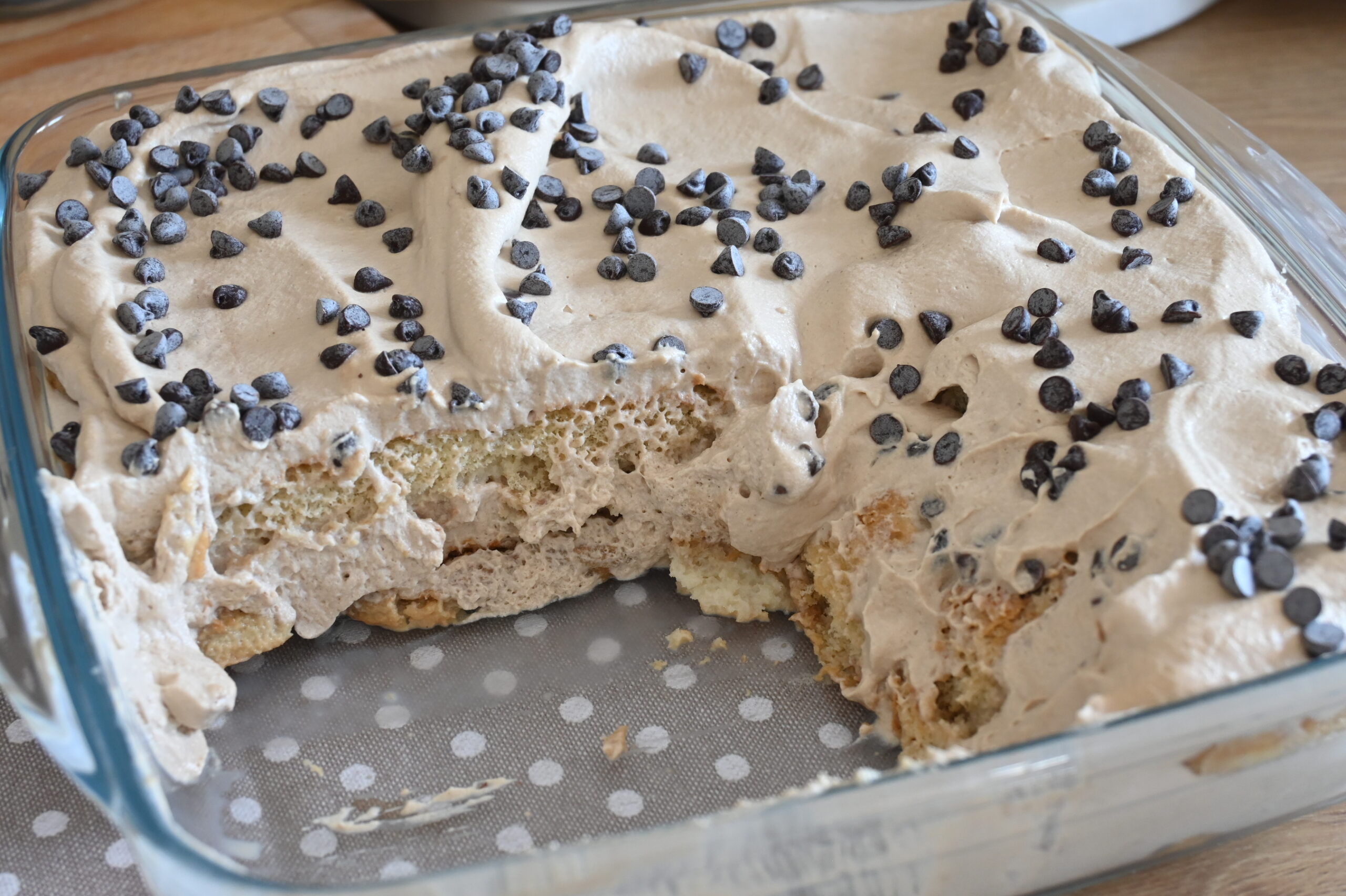 Mattonella Tiramisù al Caffè e Gocce di Cioccolato