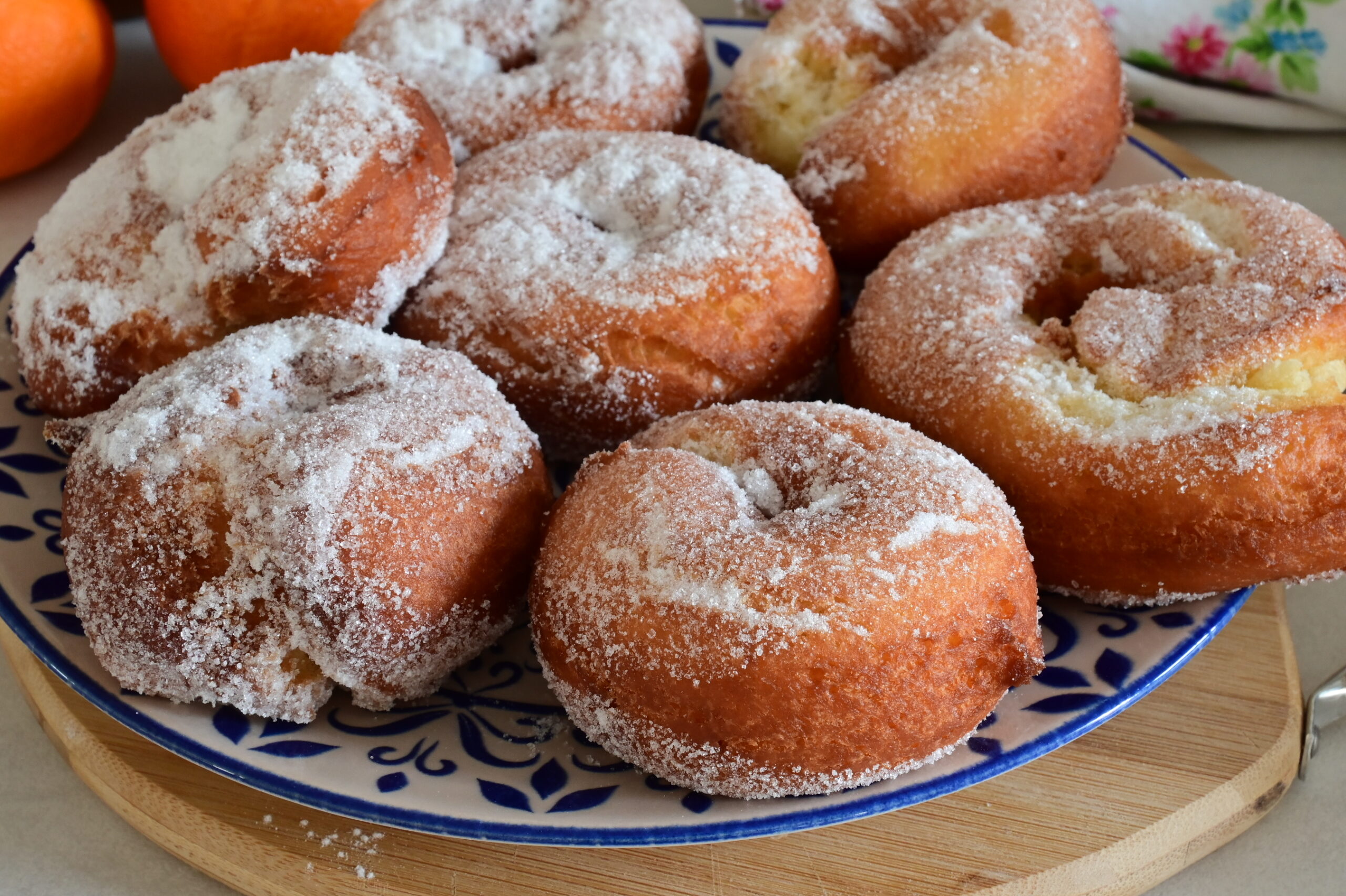 Ciambelle Brioche all'Arancia Morbidissime