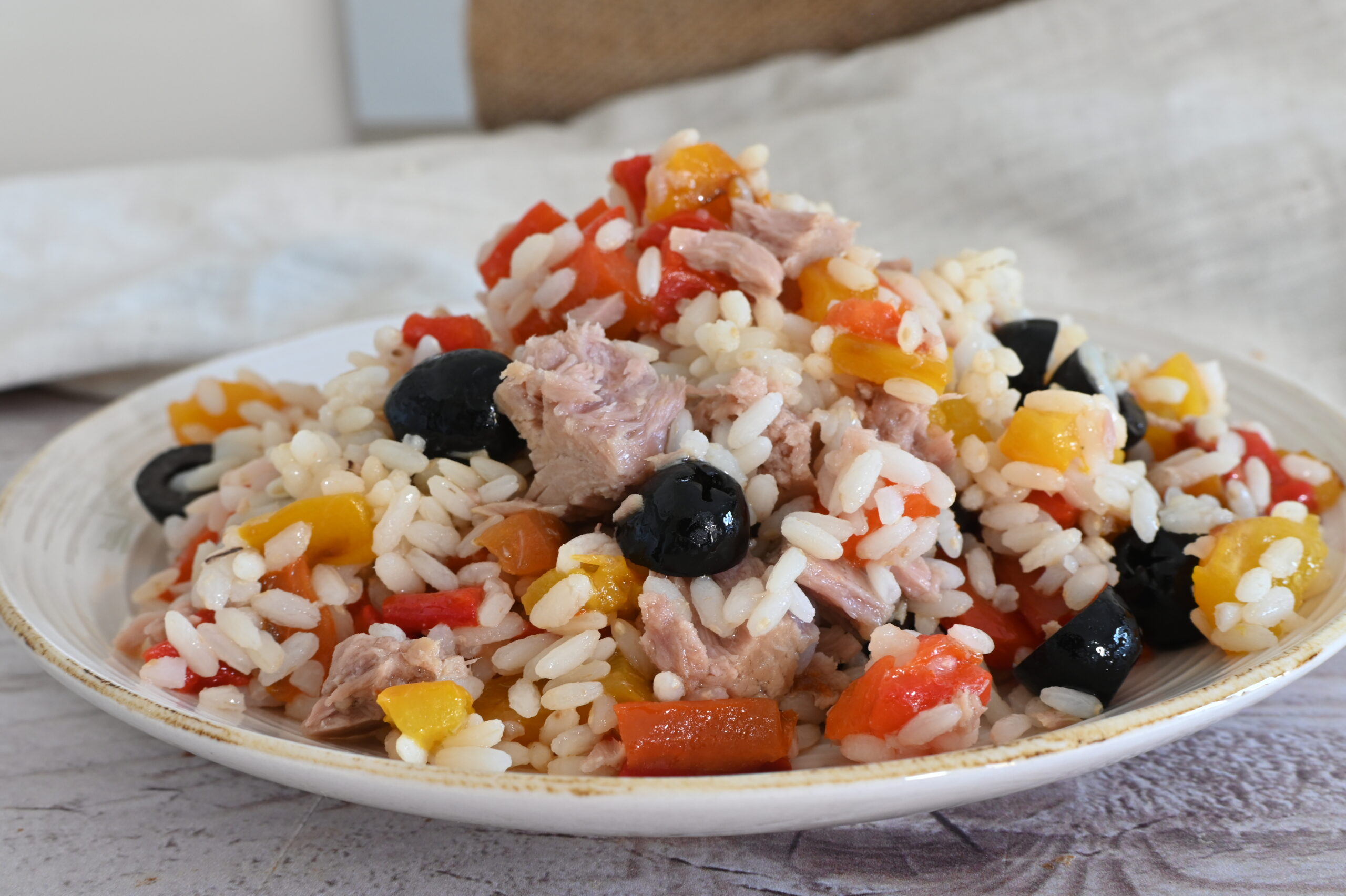 INSALATA di RISO da PORTARE in SPIAGGIA