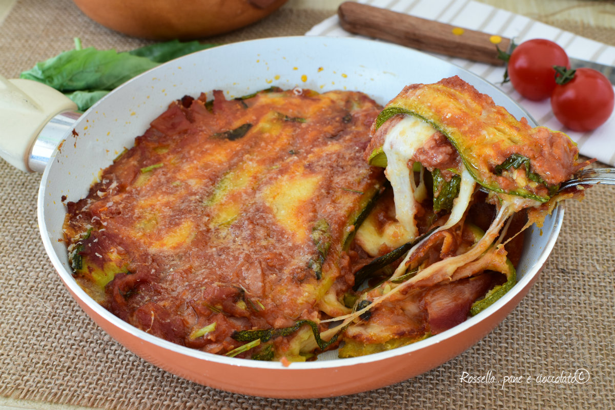 PARMIGIANA di ZUCCHINE in padella ricetta senza accendere il forno