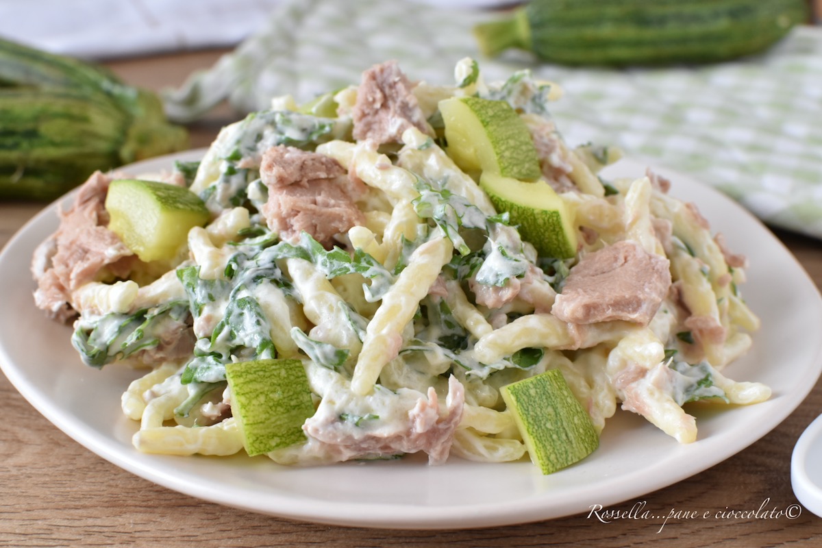 Pasta Fredda Zucchine Robiola e Tonno