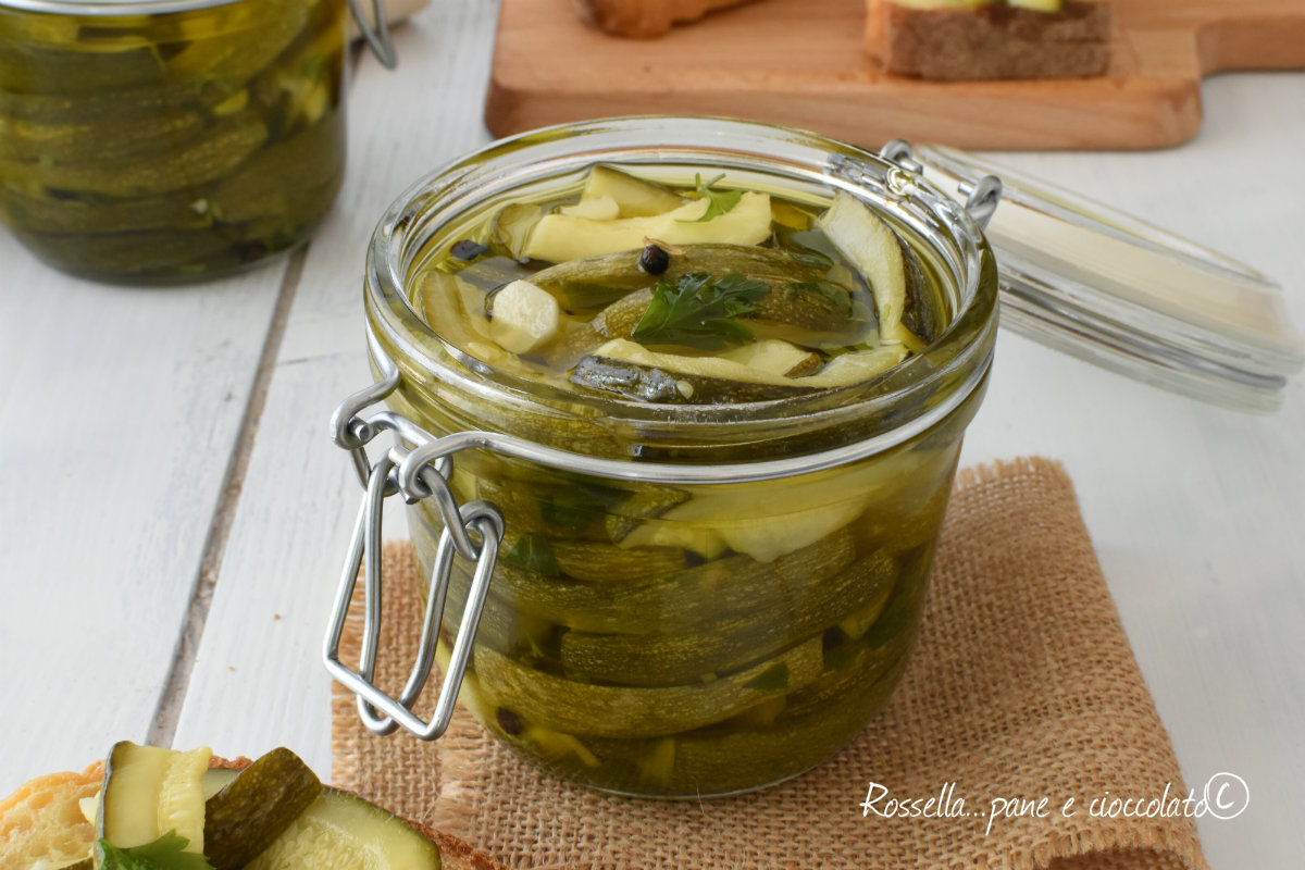 Zucchine Sott'olio in Agrodolce