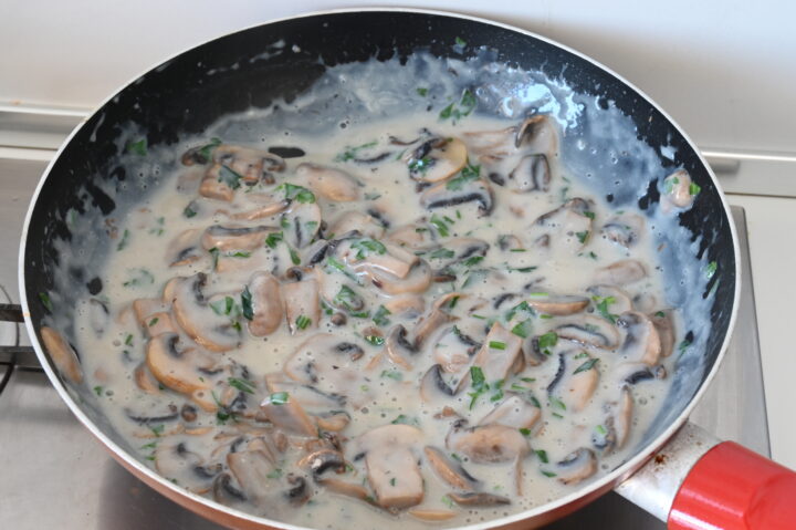 Funghi in Padella Cremosi