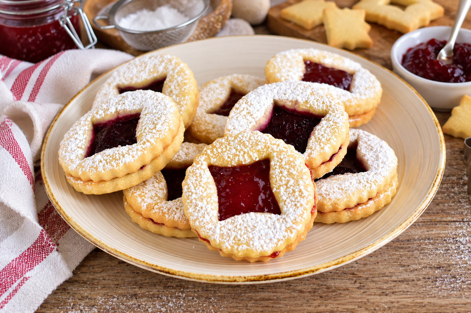 Biscotti Senza Burro e Senza Uova alla Marmellata