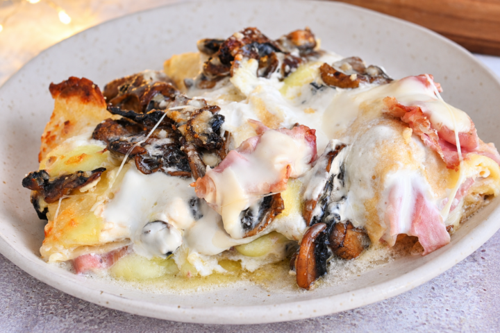 Crepes Funghi e Speck