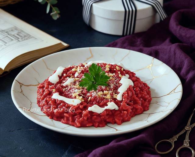 Risotto alla barbabietola