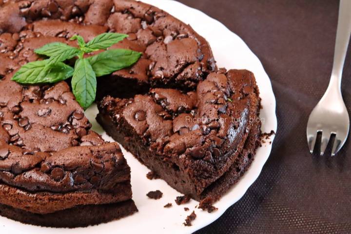 Torta banane e cioccolato senza zucchero