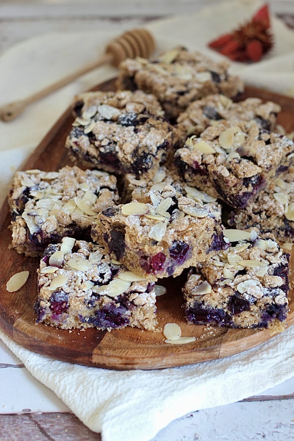 Crumble ai mirtilli senza uova e senza lattici, addio colesterolo !