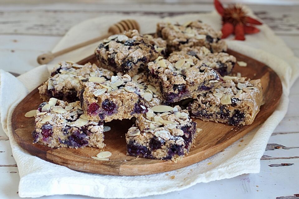 Crumble ai mirtilli senza uova e senza lattici, addio colesterolo !