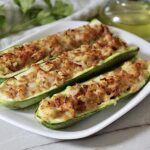 Zucchine farcite di tonno, zero sprechi e massima resa!