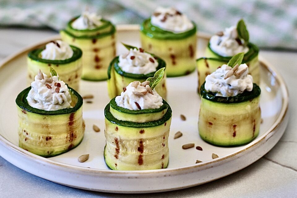 INVOLTINI DI ZUCCHINE estivi, con soli 3 ingredienti e zero sbattiti