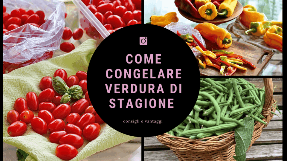 Come congelare le verdure di stagione per averle fresche tutto l'anno