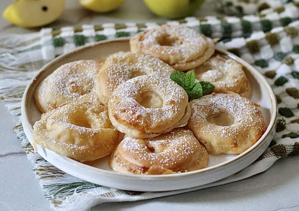 Ricetta per frittelle di mele light No Fritte e senza latte.
