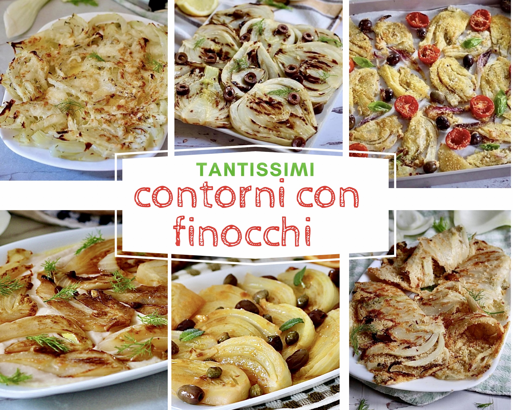 Ricette contorni di finocchi facili e leggeri.