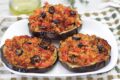 Melanzane a cotoletta croccanti e saporite in friggitrice ad aria.