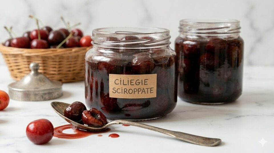 Le ciliegie sciroppate