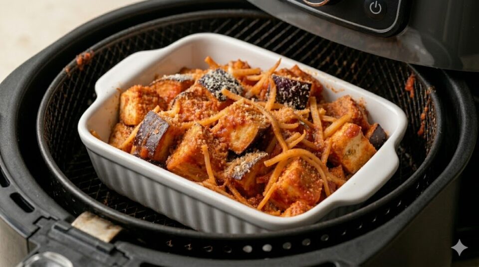 Melanzane alla pizzaiola in friggitrice ad aria pronte in pochi minuti!