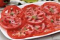 Pronto in 5 minuti, carpaccio di pomodoro fresco, lo abbini con tutto!