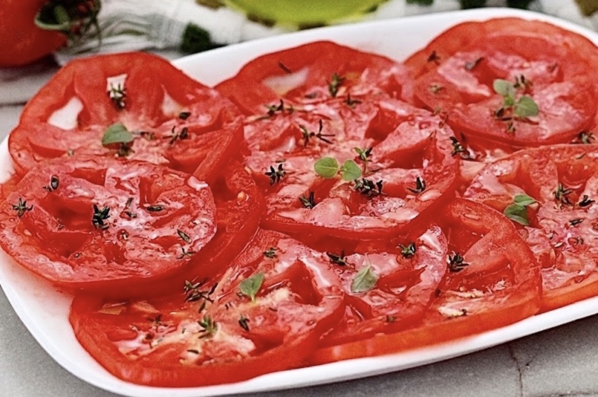 carpaccio di pomodori