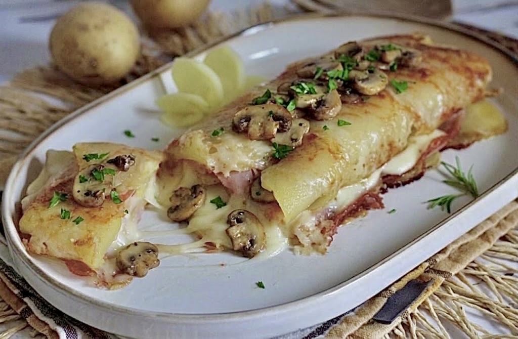 Il rotolo di patate e funghi che conquista tutti