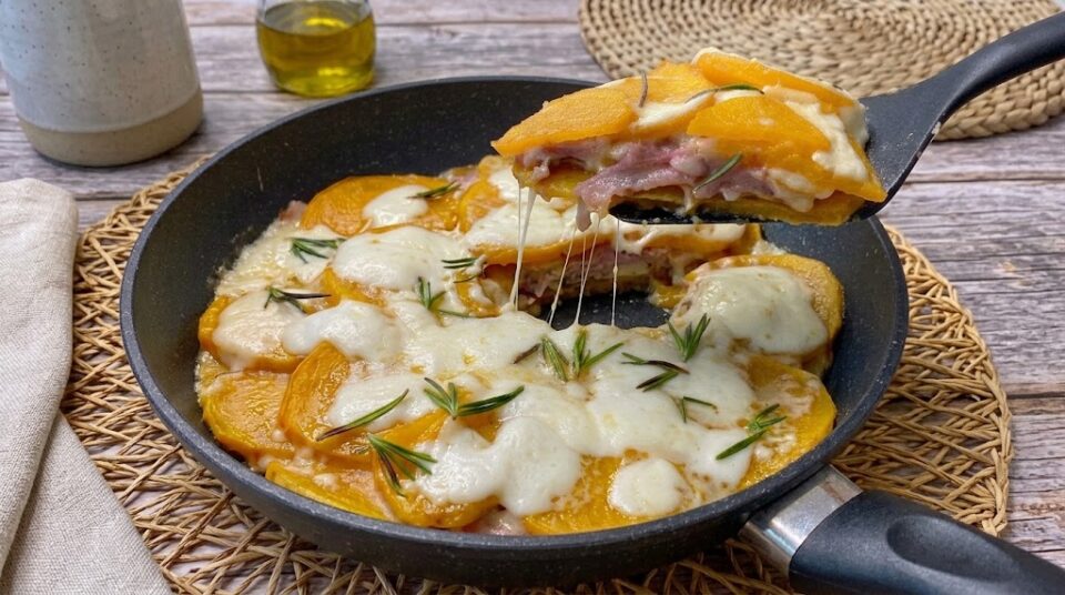 parmigiana di zucca in padella