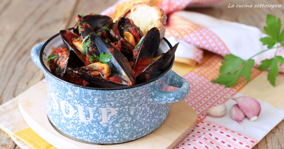 Zuppa di cozze antipasto di mare semplice e veloce pronta in 30 minuti
