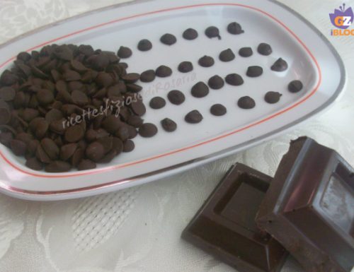 Gocce di cioccolato casalinghe – ricetta economica
