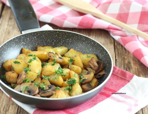 Funghi e patate trifolati