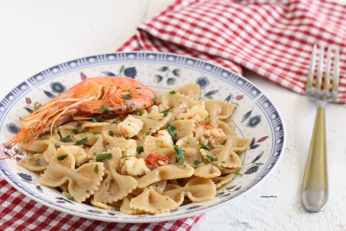 pasta con gamberoni surgelati