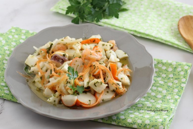 Insalata Di Mare Con Pesce Surgelato Ricettesfiziosedirosaria