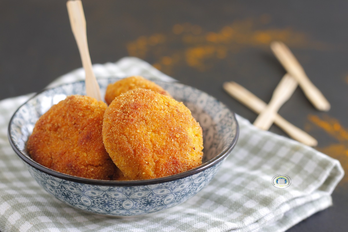 polpette ricotta cavolfiore e curcuma