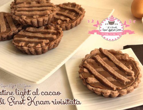 Crostatine light al cacao, ricetta di Ernst Knam rivisitata (229 calorie l’una)