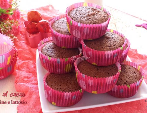 Muffin al cacao senza glutine e lattosio