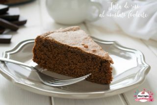 Torta di riso al cioccolato fondente – senza glutine e caseina