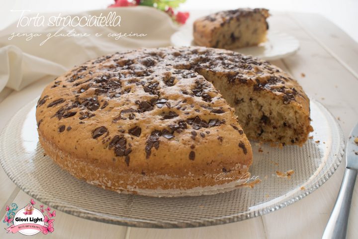Torta stracciatella senza glutine e caseina