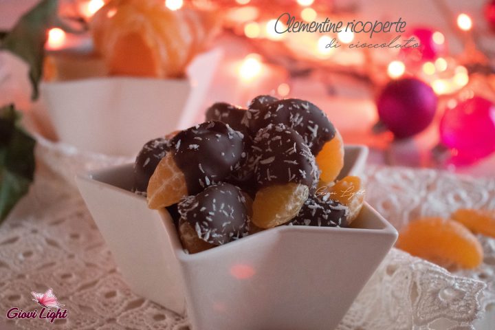 Clementine ricoperte di cioccolato