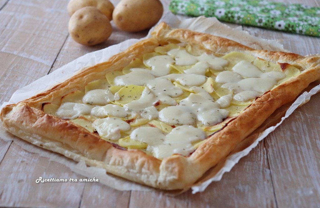 Sfogliata Di Patate Con Mozzarella Gustosa E Veloce