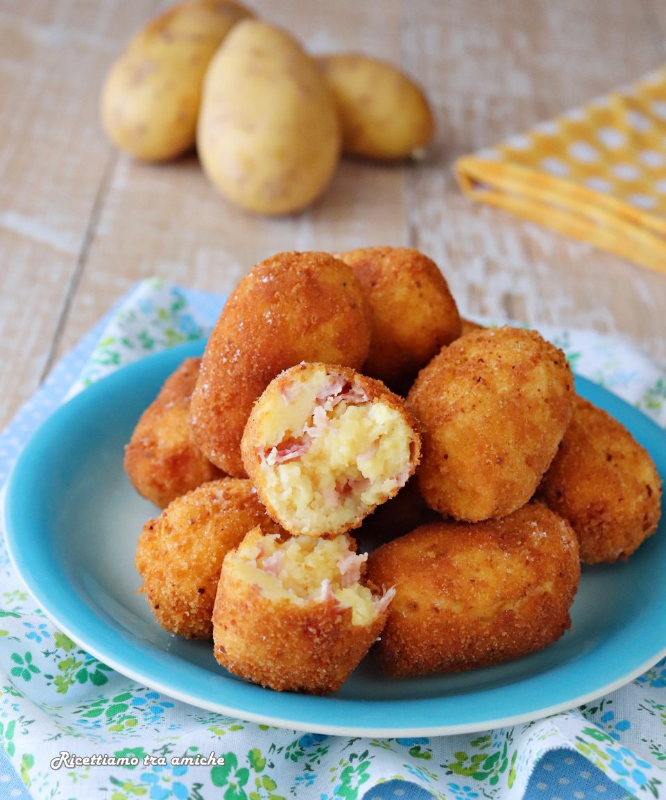Polpette di patate e prosciutto cotto morbidissime RICETTA